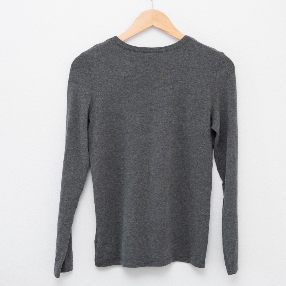 NWT Rachel Zoe Gray Long Sleeve Tee Size Large - Picture 7 of 8